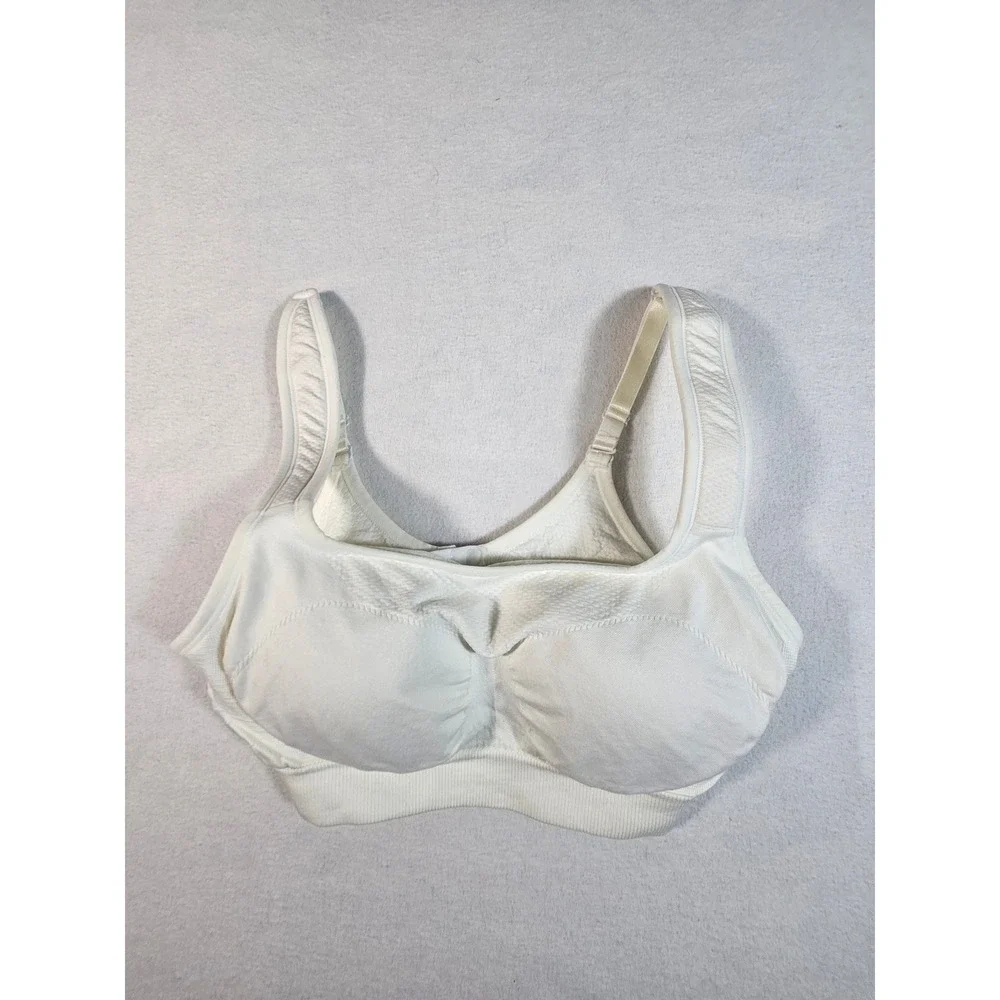 Everlast Womens Sports Bra White High Impact Seamless Racerback XL RN 15099